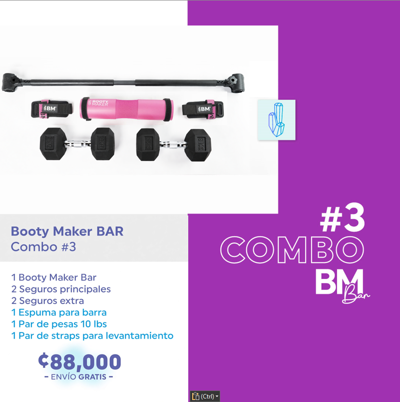 BM Bar- Barra para mancuernas