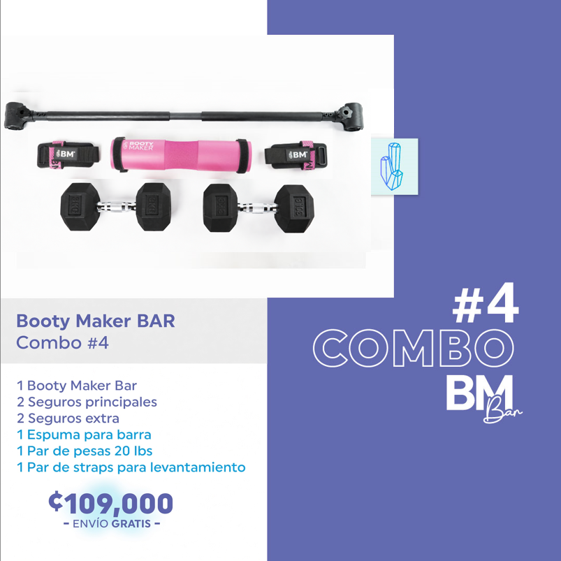 BM Bar- Barra para mancuernas