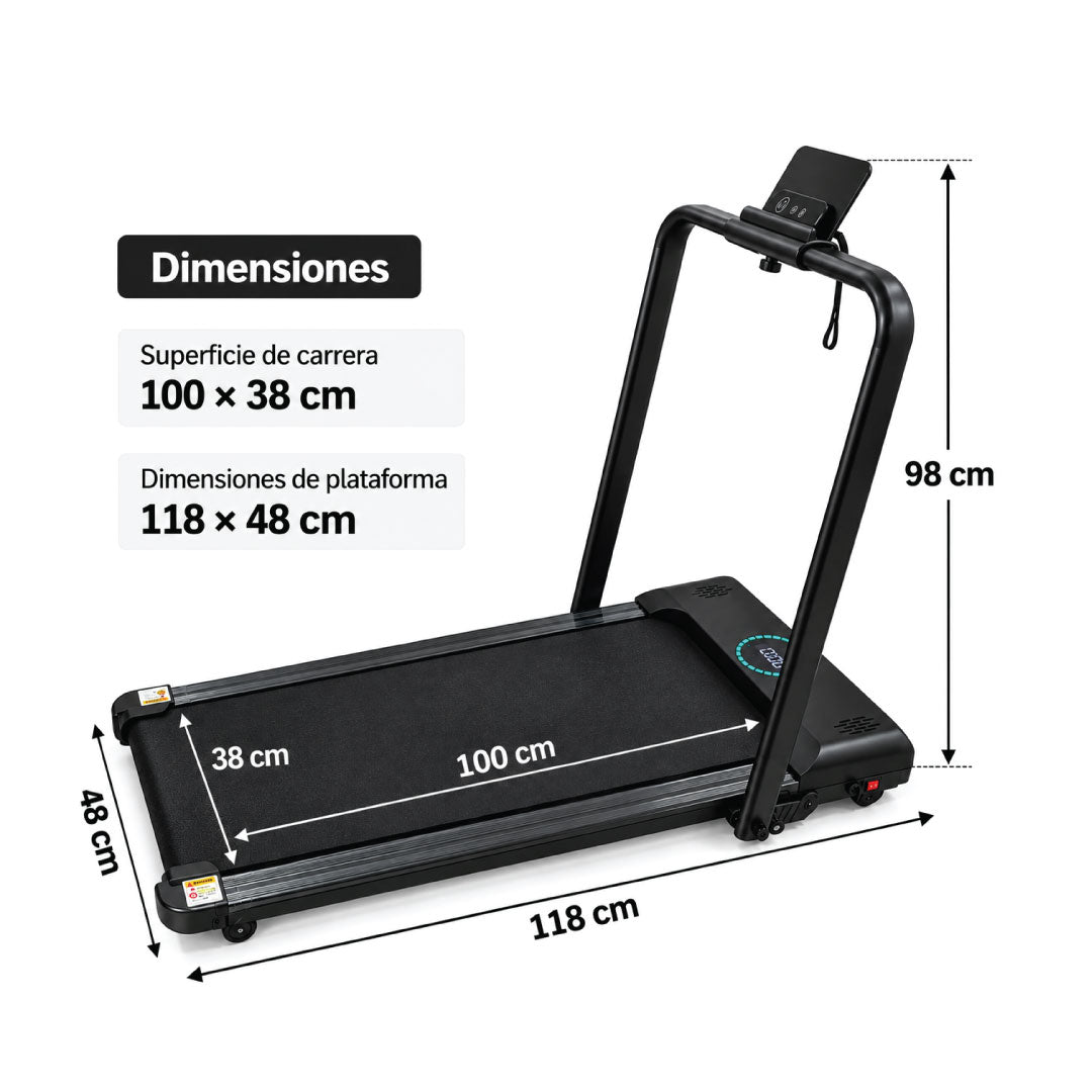 Caminadora Eléctrica 1-8 KM/H