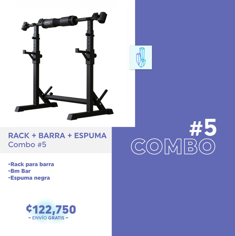 BM Bar- Barra para mancuernas